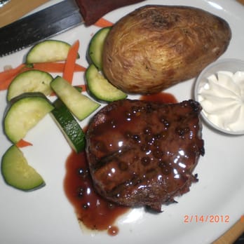 Sunset Grill - Filet Mignon in Balsamic Peppercorn Sauce - Steakhouses Near Me - Moab, Utah