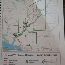Edward W. Chance  - Gilley Creek Tract - SWFWMD Map