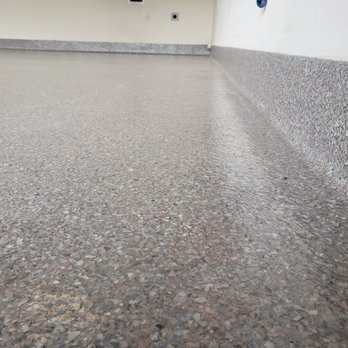Concrete Coating Specialties - Beautiful hand troweled cove base - Flooring Near Me