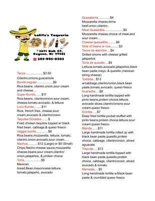Menu photo 5 Lalito's Taqueria Eugene, OR Menu photo 5 Lalito's Taqueria Eugene, OR