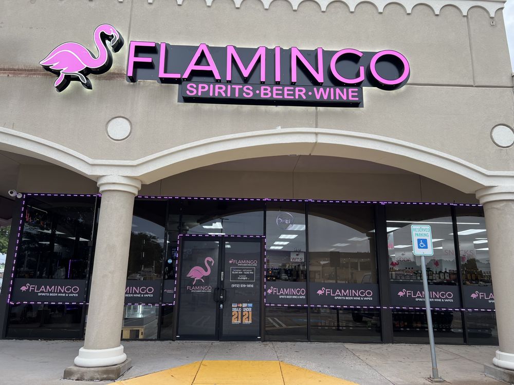 Flamingo Liquor Logo