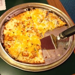 Monical's Pizza of Olney - Buffalo Chicken pizza on gluten-free crust
