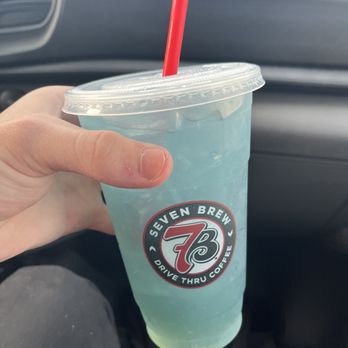 7 Brew Coffee - Blue Raspberry with cherry lemonade - Coffee & Tea Near Me - Topeka, Kansas