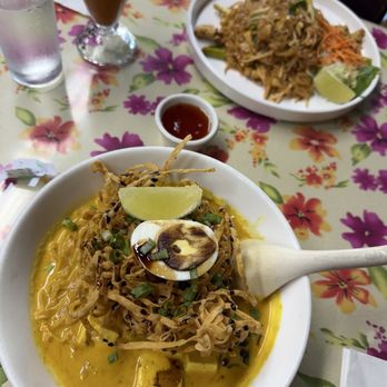 Pad Thai Cuisine - Curry Noodle Soup (Khao Soi) 55. Pad Thai - Thai Near Me - Sunnyvale, California Pad Thai Cuisine - Curry Noodle Soup (Khao Soi) 55. Pad Thai - Thai Near Me - Sunnyvale, California