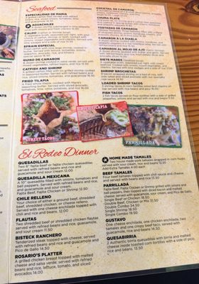 Menu photo 4 El Rodeo Guthrie, OK