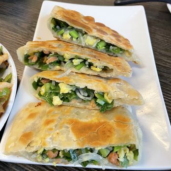 Dumpling Empire - Green Chive Pancake - Dim Sum Near Me - South San Francisco, California Dumpling Empire - Green Chive Pancake - Dim Sum Near Me - South San Francisco, California