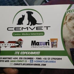 CemVet - Centro Médico Veterinario - Nuevos Flyers entregados en la Clínica. Promocionando los nuevos alimentos que traen para las mascotas