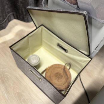 The Lash Lounge - Storage bin for personal belongings - Eyelash Service Near Me - Dallas, Texas The Lash Lounge - Storage bin for personal belongings - Eyelash Service Near Me - Dallas, Texas