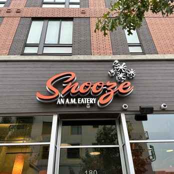 Snooze, an A.M. Eatery - Entrance - Breakfast & Brunch Near Me - Austin, Texas Snooze, an A.M. Eatery - Entrance - Breakfast & Brunch Near Me - Austin, Texas