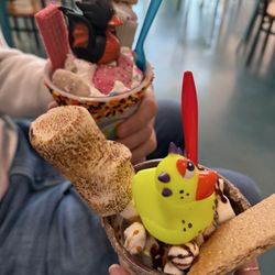 Duck Duck Scoop - Circus Sundae & S'mores Sundae