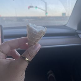 I ate it too fast sorry