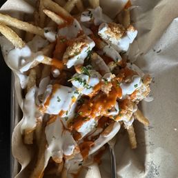 Buffalo chicken fries! The bomb
