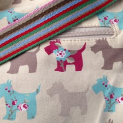 Nouveau Riche - My sweet fabric Scotty dog handbag.
