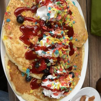 Mom's Kitchen & Bar - -Bedrock Pancakes Bacon - Bars Near Me - Astoria, New York Mom's Kitchen & Bar - -Bedrock Pancakes Bacon - Bars Near Me - Astoria, New York