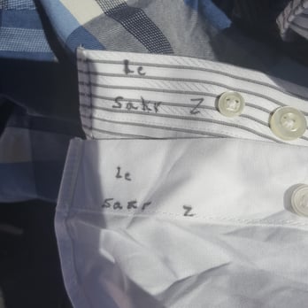 Lemon Creek Cleaners - TELL ME WHY THEY WRITE ON THE SHIRTS WITH PERMANENT MARKER???? - Sewing & Alterations Near Me - Walnut, California Lemon Creek Cleaners - TELL ME WHY THEY WRITE ON THE SHIRTS WITH PERMANENT MARKER???? - Sewing & Alterations Near Me - Walnut, California