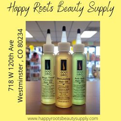 Happy Roots Beauty Supply - Doo Gro Oils (Mega Thick, Stimulating, and Anti Itch)