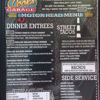 Cook's Garage - New American Near Me - Lubbock, Texas Cook's Garage - New American Near Me - Lubbock, Texas