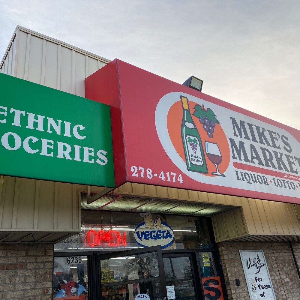 the front of the store