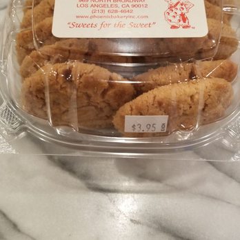 Phoenix Bakery - 10 oz box of Almond Cookies for $3.95. I highly recommend! 12/5/2020 - Bakeries Near Me - Los Angeles, California