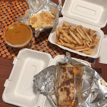 Tandoori Wheels - Paneer tikka masala wrap, butter chicken, loaded masala fries - Food Trucks Near Me - Naperville, Illinois Tandoori Wheels - Paneer tikka masala wrap, butter chicken, loaded masala fries - Food Trucks Near Me - Naperville, Illinois