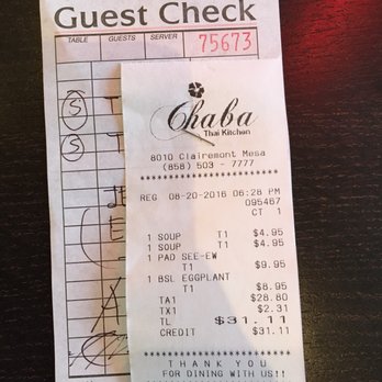 Chaba Thai Kitchen - Dinner for 2 at Chaba Thai - Thai Near Me - San Diego, California