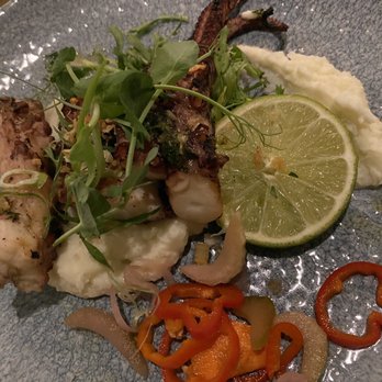 Deck. - Octopus with a bunch of mashed potatoes - Hawaiian Near Me - Honolulu, Hawaii Deck. - Octopus with a bunch of mashed potatoes - Hawaiian Near Me - Honolulu, Hawaii