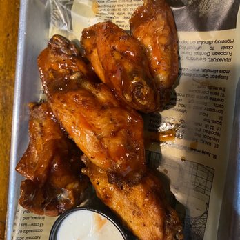 7th + Grove - Peach barbecue wings - Southern Near Me - Tampa, Florida
