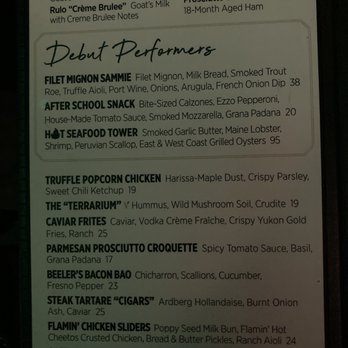 The Green Room - Main appetizer menu - Cocktail Bars Near Me - Burbank, California The Green Room - Main appetizer menu - Cocktail Bars Near Me - Burbank, California