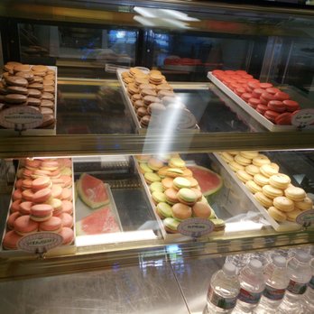 Bobaloca - 6pm, display is filled with macarons. - Bubble Tea Near Me - Concord, California