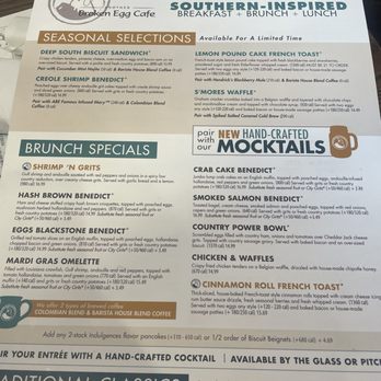 Another Broken Egg Cafe - Menu - American Near Me - Raleigh, North Carolina