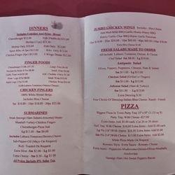 Buck's Pizzeria - Menu (pg 2 of 2) May 2024