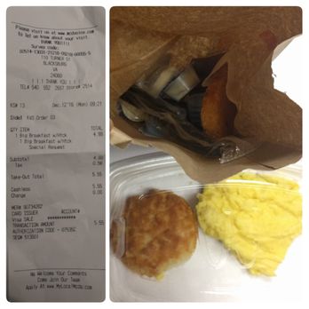 McDonald's - Don't trust the drive-thru to get your order right... Check first :( - Fast Food Near Me - Blacksburg, Virginia