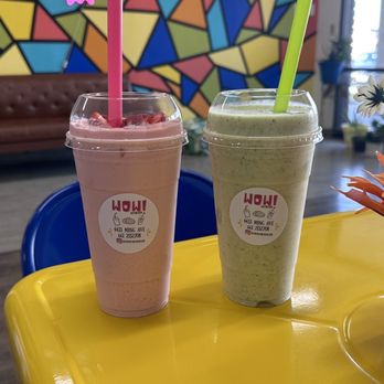 Wow Nutrition - Dragon fruit is pink and Green smoothie is green. - Juice Bars & Smoothies Near Me - Bakersfield, California Wow Nutrition - Dragon fruit is pink and Green smoothie is green. - Juice Bars & Smoothies Near Me - Bakersfield, California