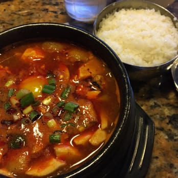 Garlic & Ginger - Combination spicy tofu soup - Korean Near Me - Gainesville, Florida