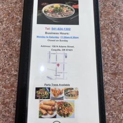 Pho House - Menu and hours