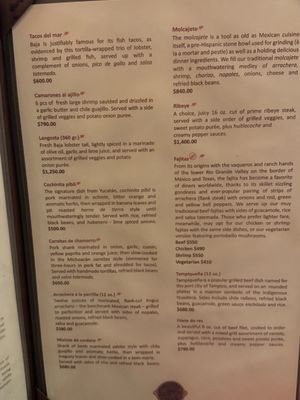 Menu photo 1 Los Tres Gallos Cabo San Lucas, BCS