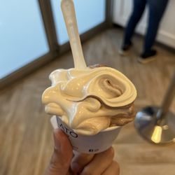 Gelato Envy - Mini soft gelato: vanilla and milk chocolate