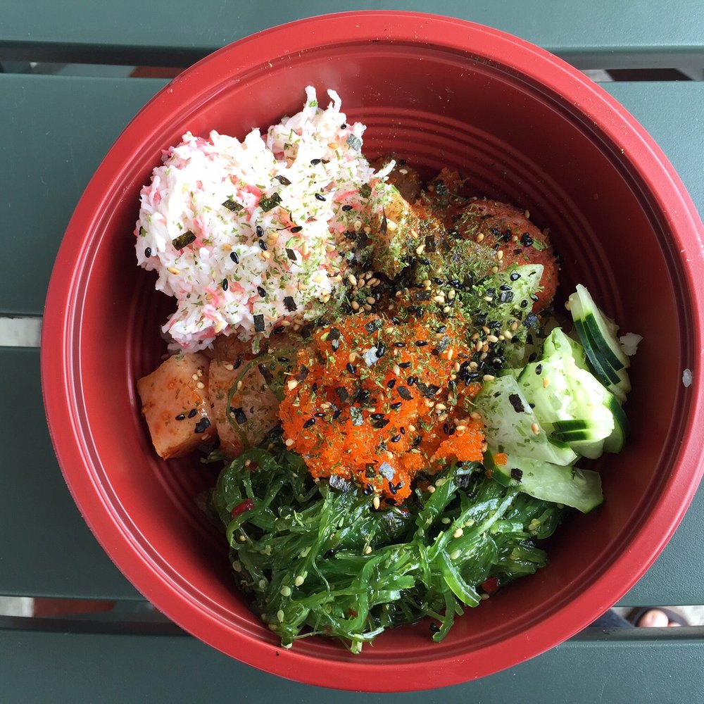 Poki Bar - Arcadia - Medium bowl w/ one scoop of white rice. - Sushi Bars Near Me - Arcadia, California Poki Bar - Arcadia - Medium bowl w/ one scoop of white rice. - Sushi Bars Near Me - Arcadia, California