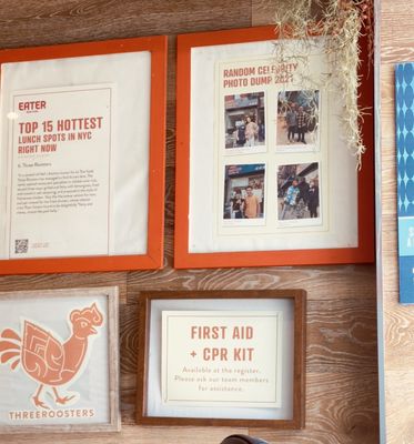 Three Roosters by null