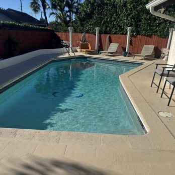 Galvanpro Home Services - Finished  pool deck resurfacing!! - Handyman Near Me