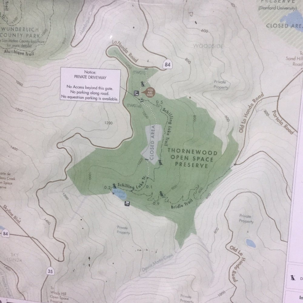 Thornewood Preserve - Map of the location - Parks Near Me - Woodside, California Thornewood Preserve - Map of the location - Parks Near Me - Woodside, California
