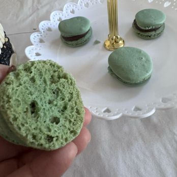 Bon Appetit Bakery - Macaron right out of the box. Is this Baby Blue? My kids said Teal or weird green. - Bakeries Near Me - Ellicott City, Maryland