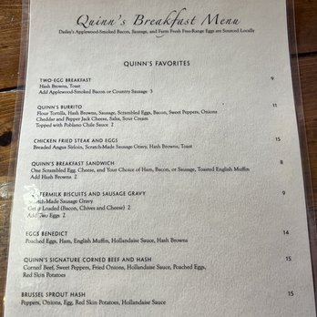 Quinn's Tavern - Breakfast & Brunch Near Me - Plains, Montana