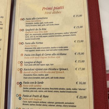 Osteria da Rita - Menu: May 2025 - Sicilian Near Me - Taormina, Maine Osteria da Rita - Menu: May 2025 - Sicilian Near Me - Taormina, Maine