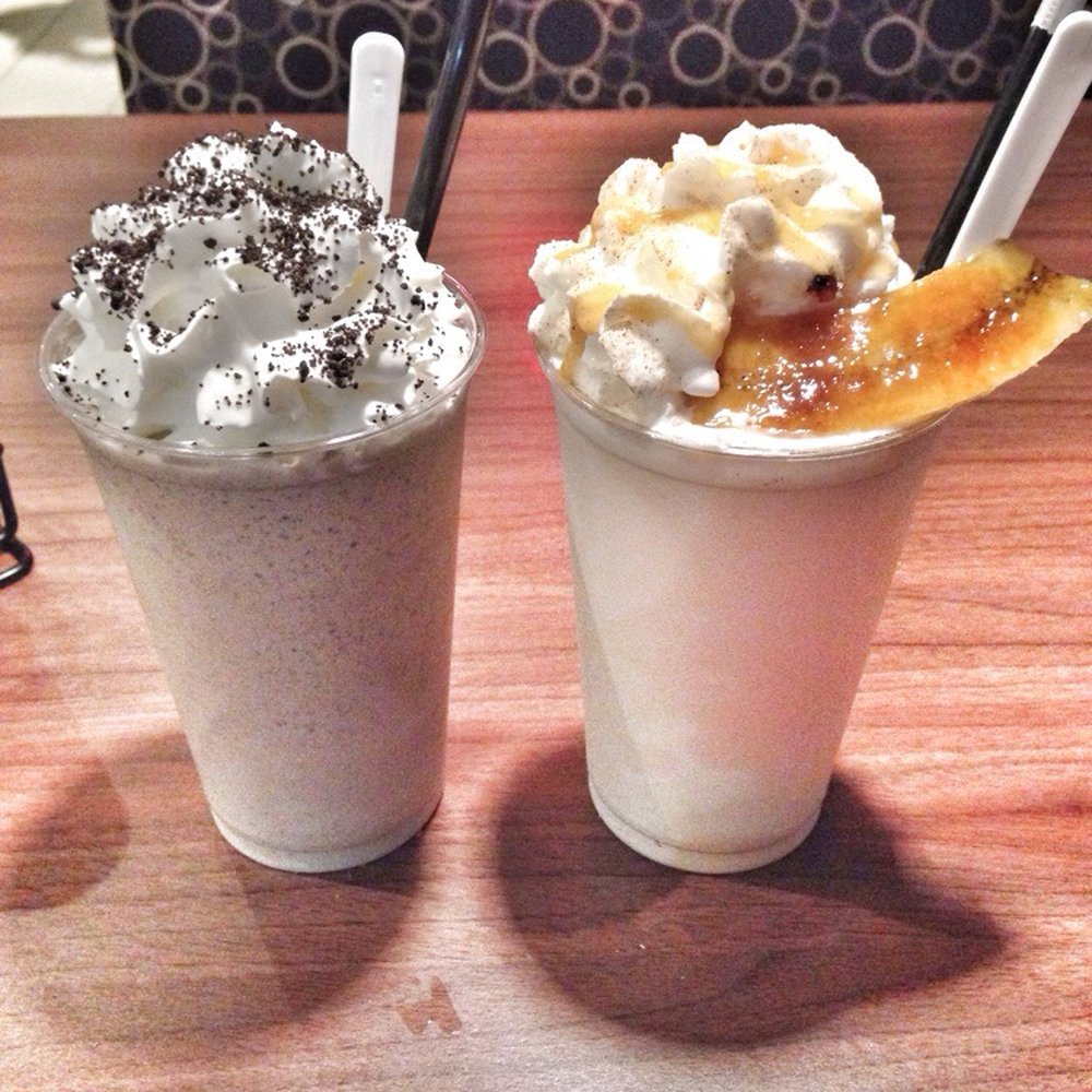 Burger 21 - Ashburn - Cookies and cream and Banana Fosters milkshake - Burgers Near Me - Ashburn, Virginia Burger 21 - Ashburn - Cookies and cream and Banana Fosters milkshake - Burgers Near Me - Ashburn, Virginia