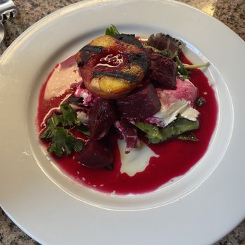 Petit Valentien - Field Greens , Roasted Beets and Goat Cheese Salad - French Near Me - Santa Barbara, California Petit Valentien - Field Greens , Roasted Beets and Goat Cheese Salad - French Near Me - Santa Barbara, California
