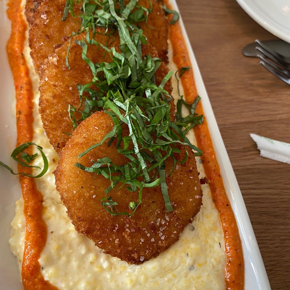 Tupelo Honey Southern Kitchen & Bar - Fried green tomatoes - Southern Near Me - Upper Arlington, Ohio Tupelo Honey Southern Kitchen & Bar - Fried green tomatoes - Southern Near Me - Upper Arlington, Ohio