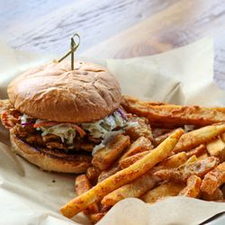 Brown Iron Brewhouse Washington Township - Our Hot Honey Chicken Sandwich! Available on our Spring 2025 Menu