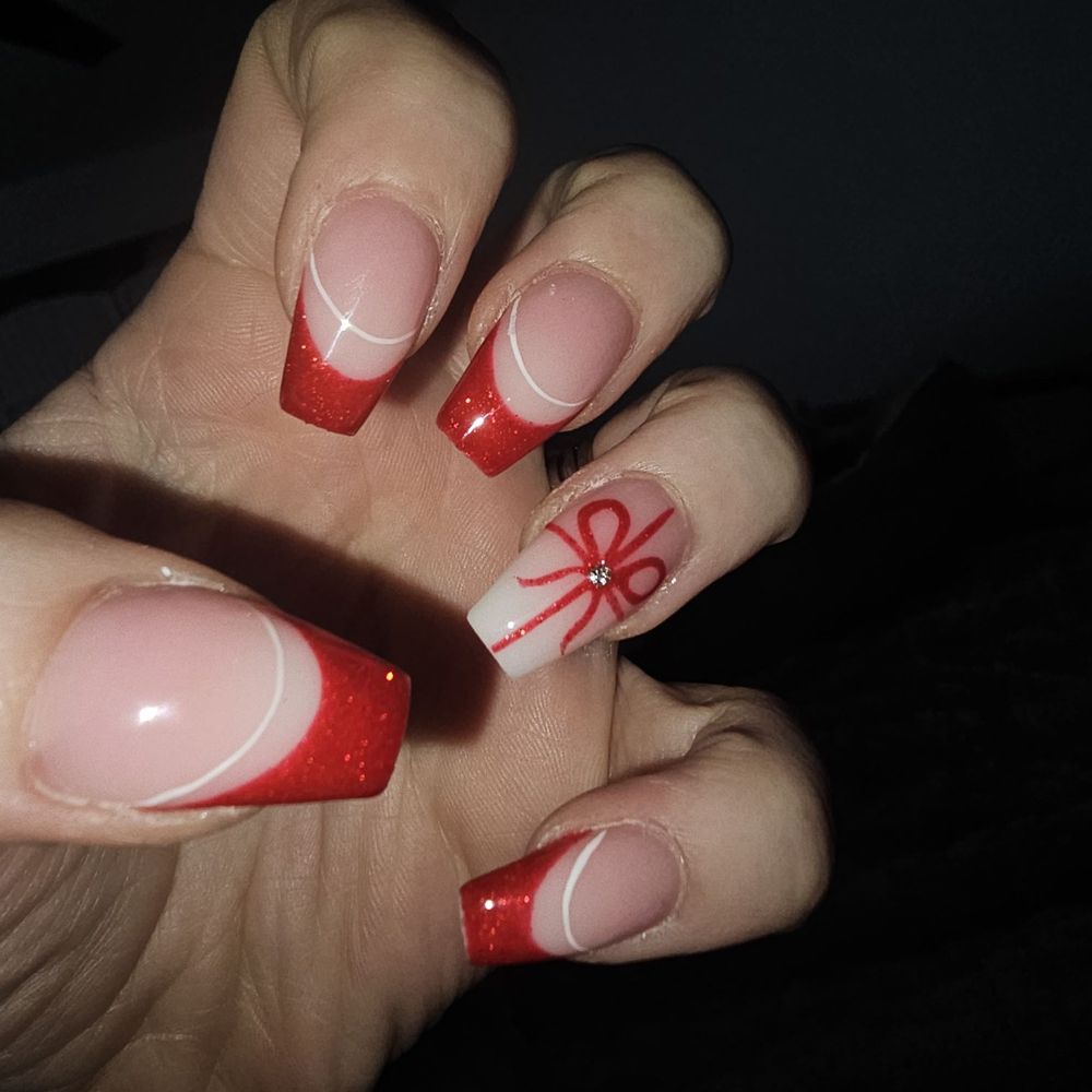 My Christmas nails!! My Christmas nails!!