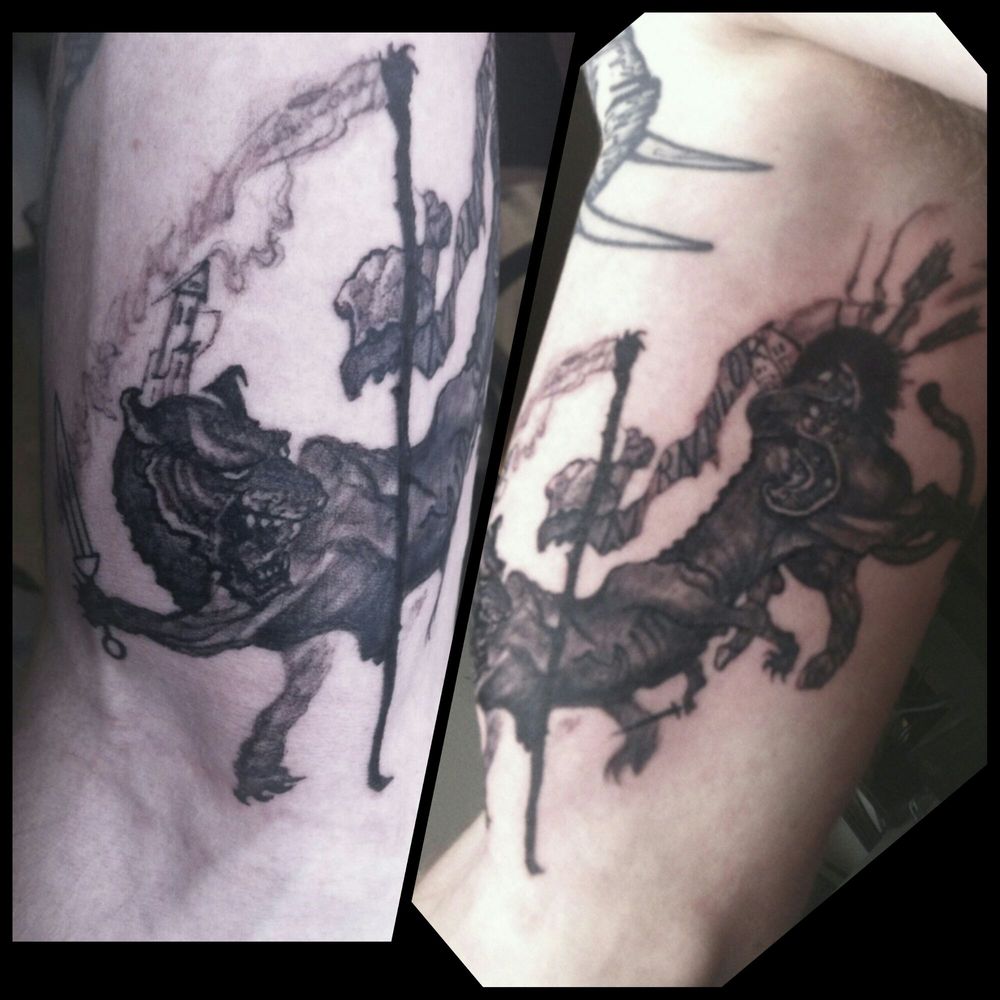 Obsidian - Los Angeles - Tattoo by Tslil. Based on an old drawing was found online - Tattoo Near Me - Los Angeles, California Obsidian - Los Angeles - Tattoo by Tslil. Based on an old drawing was found online - Tattoo Near Me - Los Angeles, California